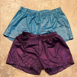 Shimmering Blue and Purple Women's Shorts